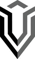 Modern Ultra Minimal Tech Logo Style Option Defined vector