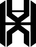 Abstract H Icon Modern Tech Sample Abstract H Elegance vector