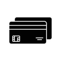 Debit card icons. Black credit card icon isolated on white background. Debit or Credit card icon illustration website verification. eps 10 vector