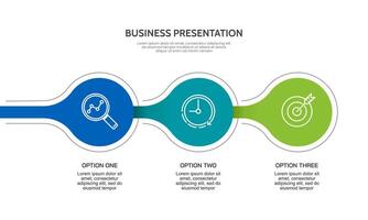 3 Steps Forward Circle Infographic. Presentation, Plan, Information and Strategy. vector