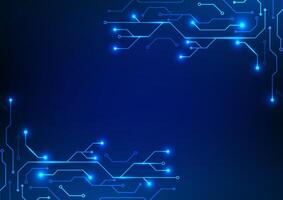 Technology circuit board background. future digital network concept. design for featuring futuristic electronic and cyber innovation systems. vector