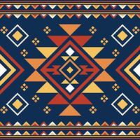 American native ethnic pattern. Indigenous native fabric abstract concept. Design for indigenous style, embroidery, motif, ikat, tribal, pattern. vector