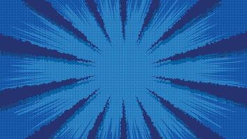 abstract blue cartoon background with exploding effect vector