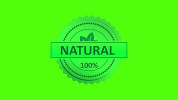 100 Natural Organic Background Animation with Minimalist Text Design video