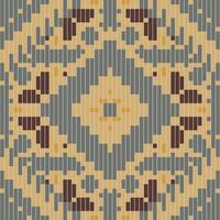 Native Patterns Ikat Pattern Sareefolk Embroidery, Aztec Geometric Ornament Print. Design for Carpet, Wallpaper, Clothing, Wrapping, Fabric vector