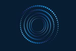 circle dot halftone round dotted frames. Design element for frame, logo, web pages prints, posters, template. vector
