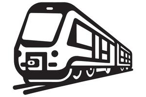 Modern High Speed Train A Sleek and Efficient Design vector