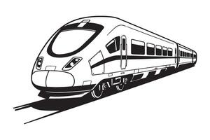 High Speed Rail Art for Modern Travel Infrastructure Projects vector