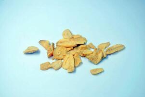 Assorted dried ginger roots ideal for culinary, health, and herbal applications in food and supplement industries. photo