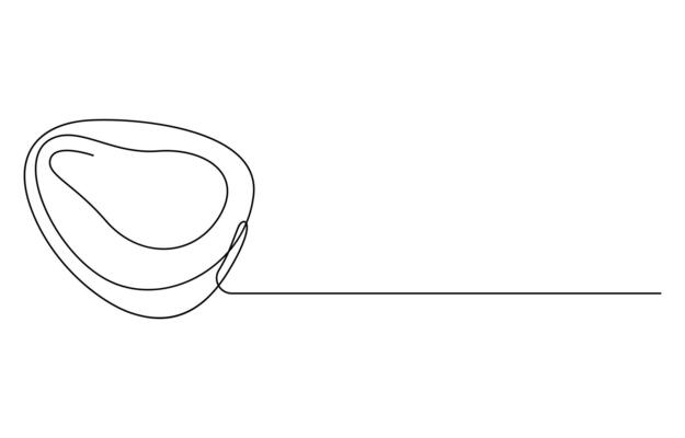 one line art bedpan
