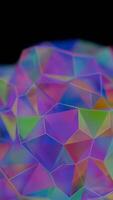 a colorful background with many different colored shapes video