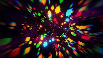 a colorful abstract background with many colored lights video