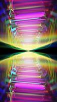 abstract background with colorful lines and reflections video
