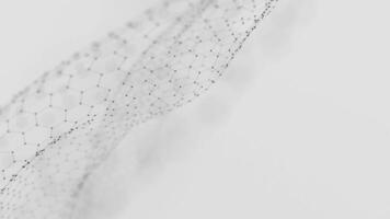 a white background with dots and lines video