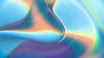 a blue and green abstract background with a curved curve video