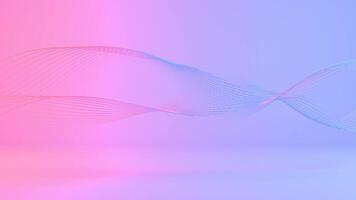 a colorful background with a curved wave video