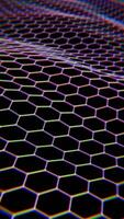close up of a black background with a pattern video