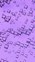 a large group of small objects in a purple background video