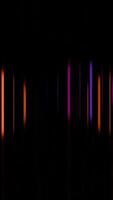 a dark background with a colorful stripe pattern video