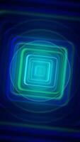 a green and red tunnel with a black background video