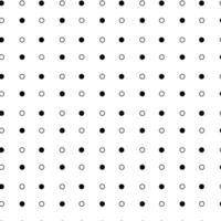Circles round polka dots Seamless pattern. graphic line illustration. Black and white Banner, poster, wrapping paper, sticker, print, modern textile design. vector