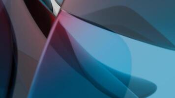 a close up of a blue and red abstract design video