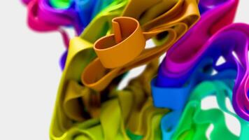 a bunch of colorful plastic objects video