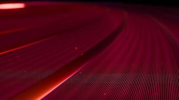 a close up of a bench with a red light video