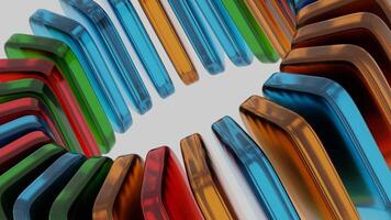 a colorful abstract background with many different colors video