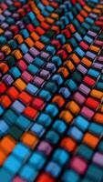 a colorful background with many different colored blocks video