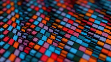 a colorful background with many squares video