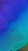 a colorful abstract background with a blue and green color video