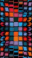 a colorful abstract background with many different colored squares video