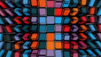 a colorful pattern with many different colors video
