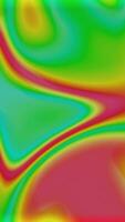 a close up of a cell phone with a colorful pattern video