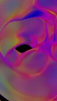 a colorful, abstract image of a face video