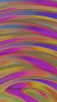 a colorful abstract painting with a large wave video