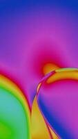 a close up of a cell with a colorful pattern video