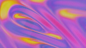 a close up of a computer screen with a colorful pattern video
