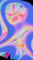 a colorful abstract background with a blue background video