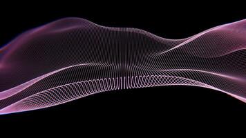 a computer screen with a wave pattern on it video