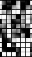 a black and white pattern with squares video