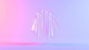 a white and pink abstract background with a long, flowing, flowing, flowing, flowing, flowing, flowing video