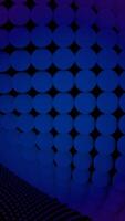 a blue background with circles video