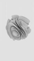 a 3d rendering of a flower in white video