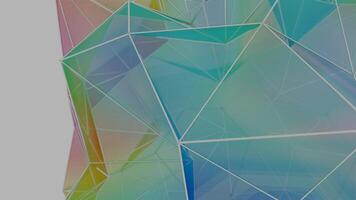 a colorful abstract background with a geometric pattern video