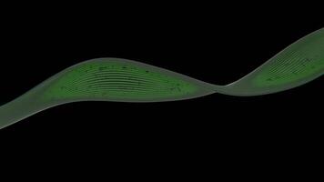 a wave is shown in the shape of a wave video