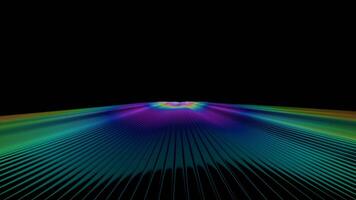 a colorful, abstract image of a black background video