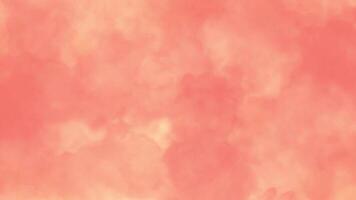 Abstract Peach Cloud Background Texture. Soft Pastel Watercolor Design vector