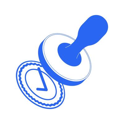 Rubber stamp with approved check mark line onboarding ui illustration. Rubberstamp validate sign. Certification. Approval compliance outline 2D concept isolated. Ink linear metaphor art